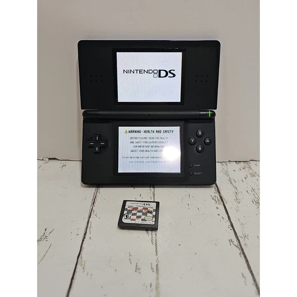 Nintendo DS Lite Handheld Console - Enamel Navy With Mario Kart SEE DESCRIPTION - Picture 3 of 10